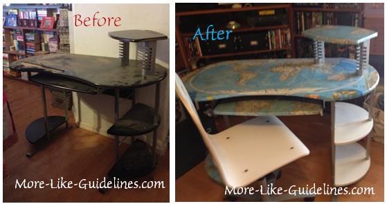 Desk before after 1